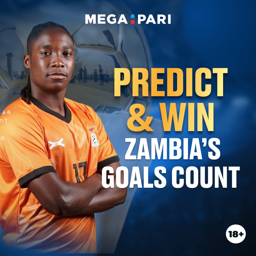 megapari_zmb's tweet photo. PREDICT & WIN 250 ZMW FREEBET!
Join us on Facebook & take part! https://t.co/WREv9i40pq
#WAFCON2026
#CopperQueens
#TotalEnergiesWAFCON2026 https://t.co/cbcfjlFdEm