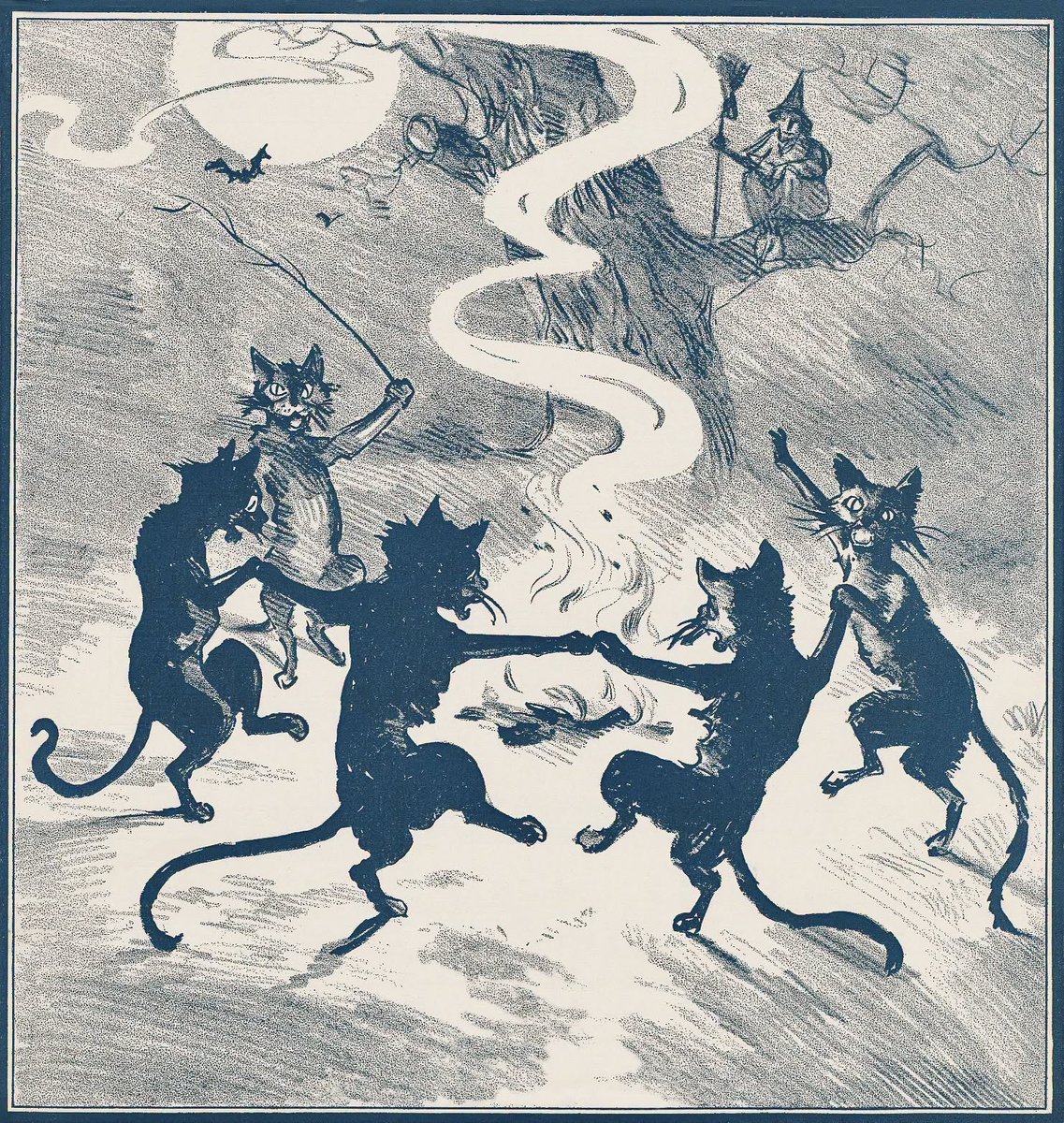dreamerbook's tweet photo. "Black Cat Dance" by J. DeLancey, 1916 https://t.co/Rhk5C1Hk8Z
