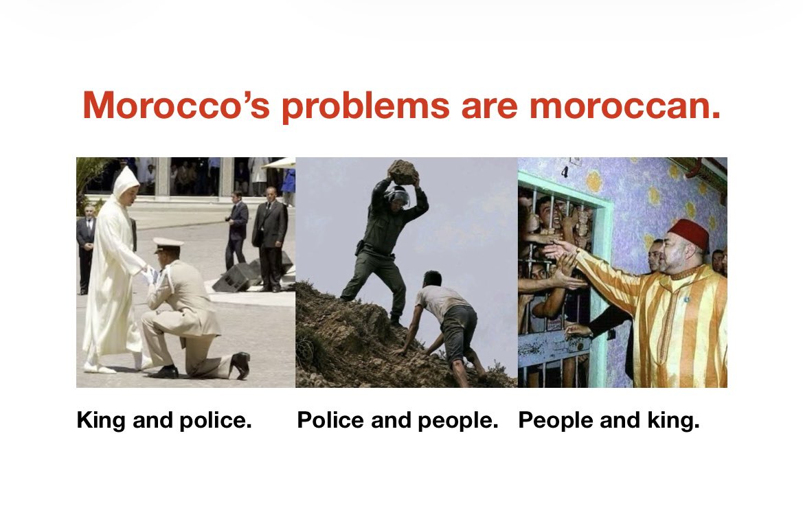 Westsahara1976's tweet photo. Morocco’s problems are moroccan. https://t.co/n40EZa9h3p