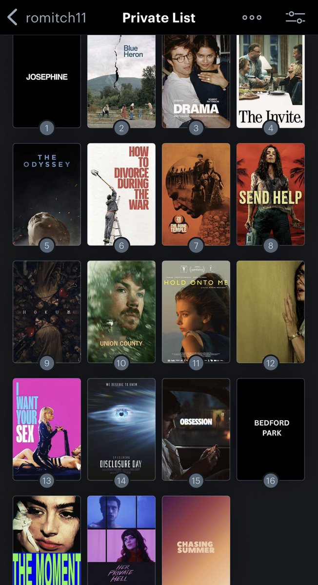 romitch11's tweet photo. I feel way behind on new releases, (moving will do that) but I think this is my personal ranking for the year so far https://t.co/VqHZBaaPVT