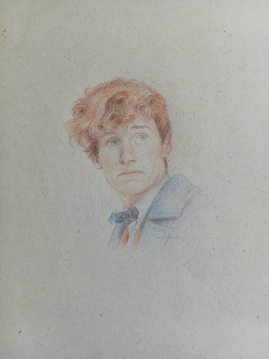 niick22_'s tweet photo. Mr. Scamander! 💛

#art #traditionalart #coloredpencil #newtscamander #fantasticbeasts #illustration #artwork https://t.co/VobkqkIaFO