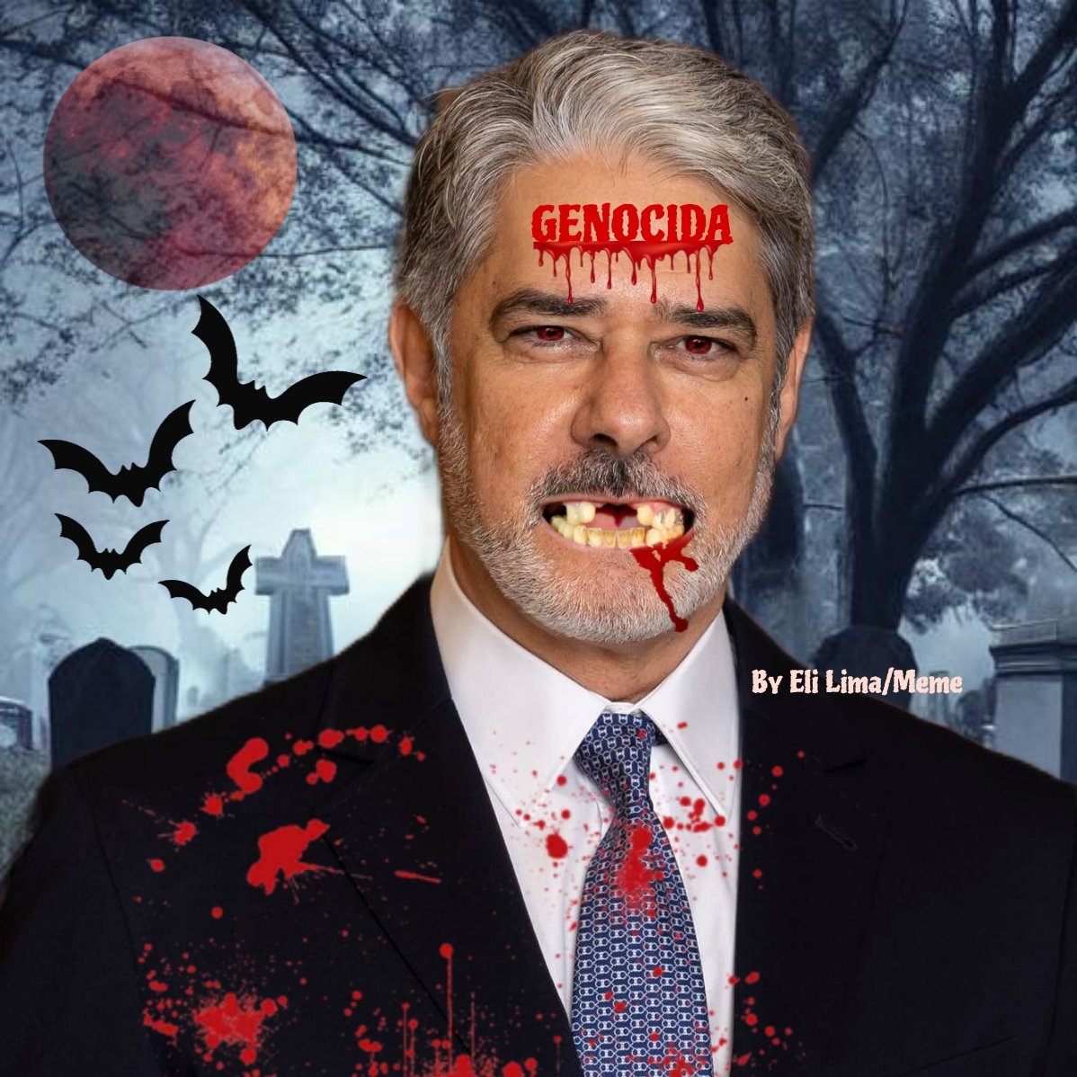 Elilima001's tweet photo. Willian Bonner GENOCIDA ⚰️🩸 https://t.co/onaClrEh0B