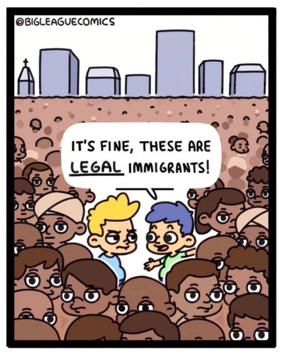 DoDeportations's tweet photo. We’re deporting 600k/yr. 

We’re handing out almost 1.5M green cards a year. 

See the issue? https://t.co/6yx7M93hc3