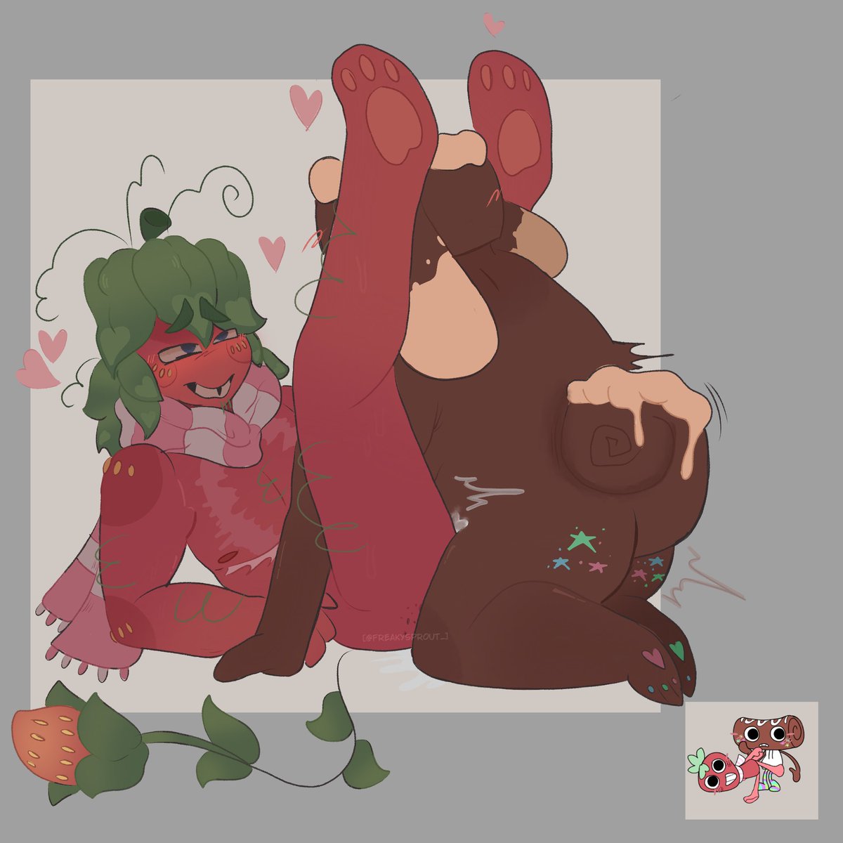 freakySprout_'s tweet photo. #cakefruit #dandysworldnsfw #fruitcake love them sm.. https://t.co/KE0v6lXHd8