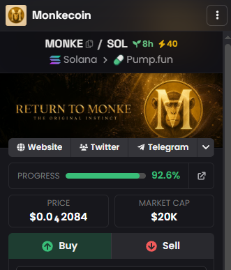 MonkeSoIana's tweet photo. 10X BOOST ADDED FOR $MONKE.
TOTAL BOOST 40X

100X BOOST GOES LIVE AT 50K.
500X BOOST + GOLDEN TICKER GOES LIVE AT 100K.
WE SCALE WITH THE CHART.
RETURN TO $MONKE 

ca: ECq6ZaJsKTS2rHSQ6M7YLKZvoxZ9aaNKKiUSTQ5Kpump https://t.co/lIVU7HJfSM