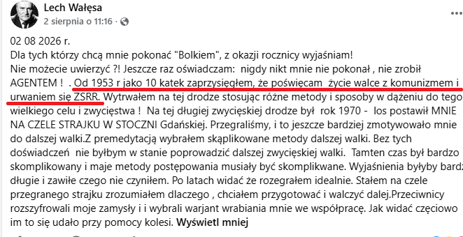 JacekPio's tweet photo. @rafalhubert Jego walka zaczęła sie wczesniej, ma racje. Jak z bracmi jumali kury sąsiadom w  Popowie, milicja zamiast ścigać opozycjonistów z Włocławka musiała ganiać za Lechem. Lechu sciagał poscig na siebie zeby inni mogli konspirowć . https://t.co/syQbadnc7X