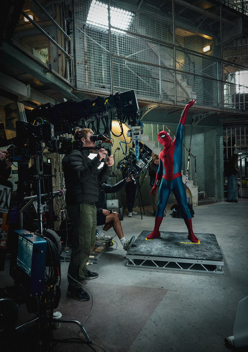 CultureCrave's tweet photo. New behind the scenes look at 'Spider-Man: Brand New Day' 🕷️ https://t.co/nshRD6iw9p