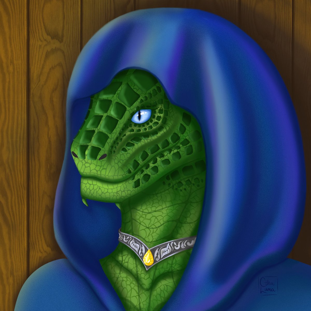 WunyaRose's tweet photo. Recent commission for an Elder Scrolls themed D&amp;D campaign #ttrpgs
#dnd #elderscrolls
#argonian https://t.co/yPJC4pdEeY