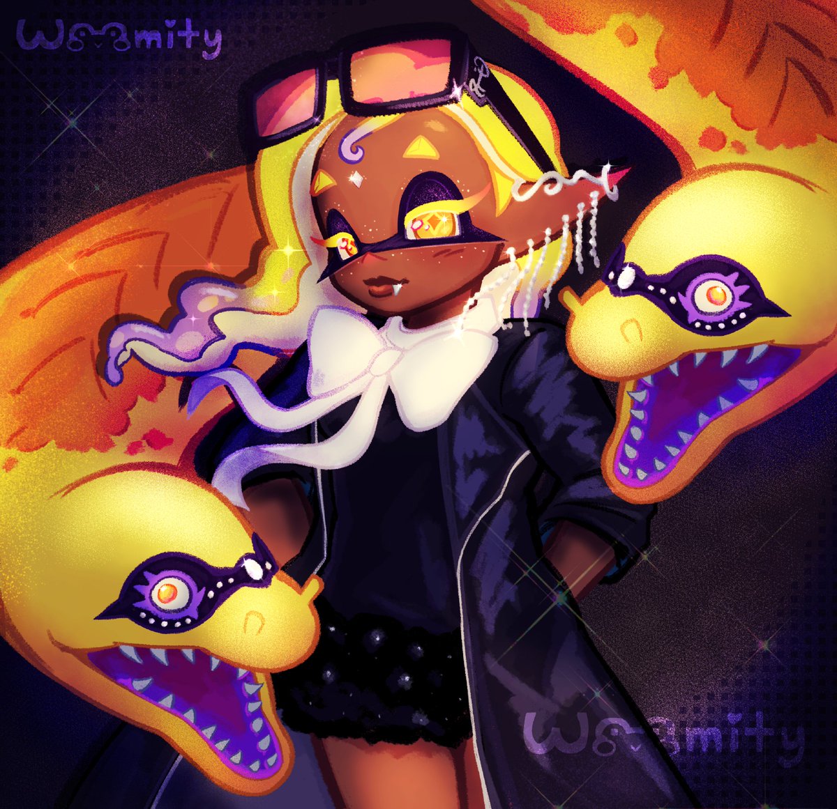 BWoomity's tweet photo. I REALLY wanted to draw her too💛
Frye you are so GORGEOUS!!😢✨

#splatoonraiders #splatoon https://t.co/6XOGmLXaL5