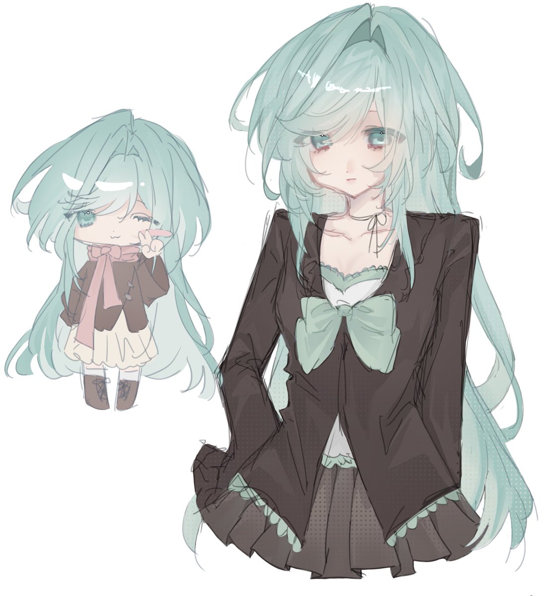 fyurein's tweet photo. #OC i love my daughter she is the cutest of them all 

i highkey gave up on the chibi Ok https://t.co/mw0fWdPvLe