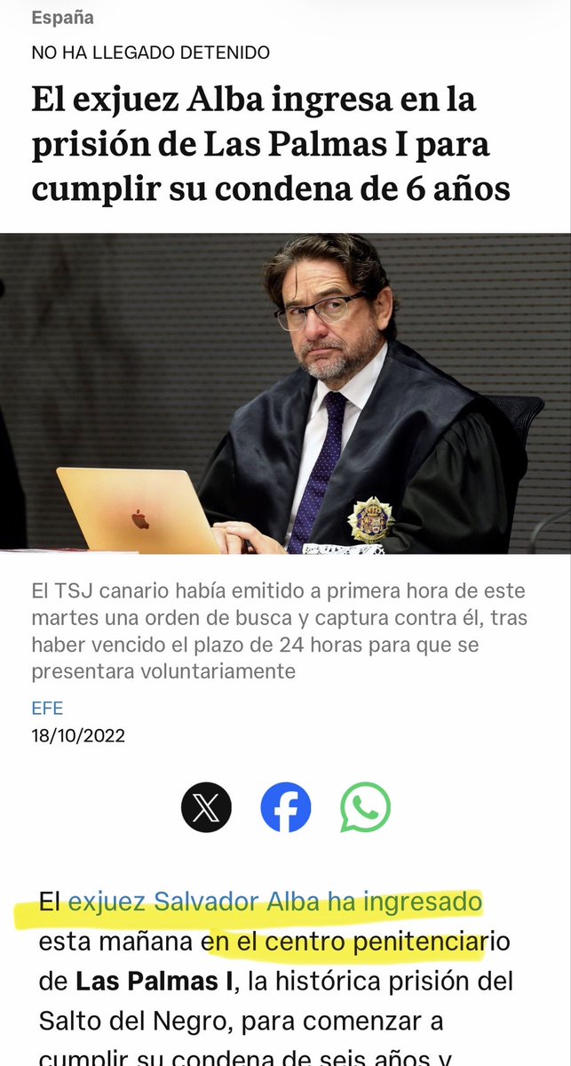 VickyRosell's tweet photo. Un delincuente preso-ex juez-se querella para seguir dañando a su víctima.(Yo).
Va contra mi pareja, periodista, y una jueza de Madrid lo manda a juicio por publicar la verdad. 
La AP de Madrid-sección 4ª-restringe la acusación.👍🏾
Pero el daño continúa. 4 años más de #lawfare 👇🏾 https://t.co/BjpJtR1wBu