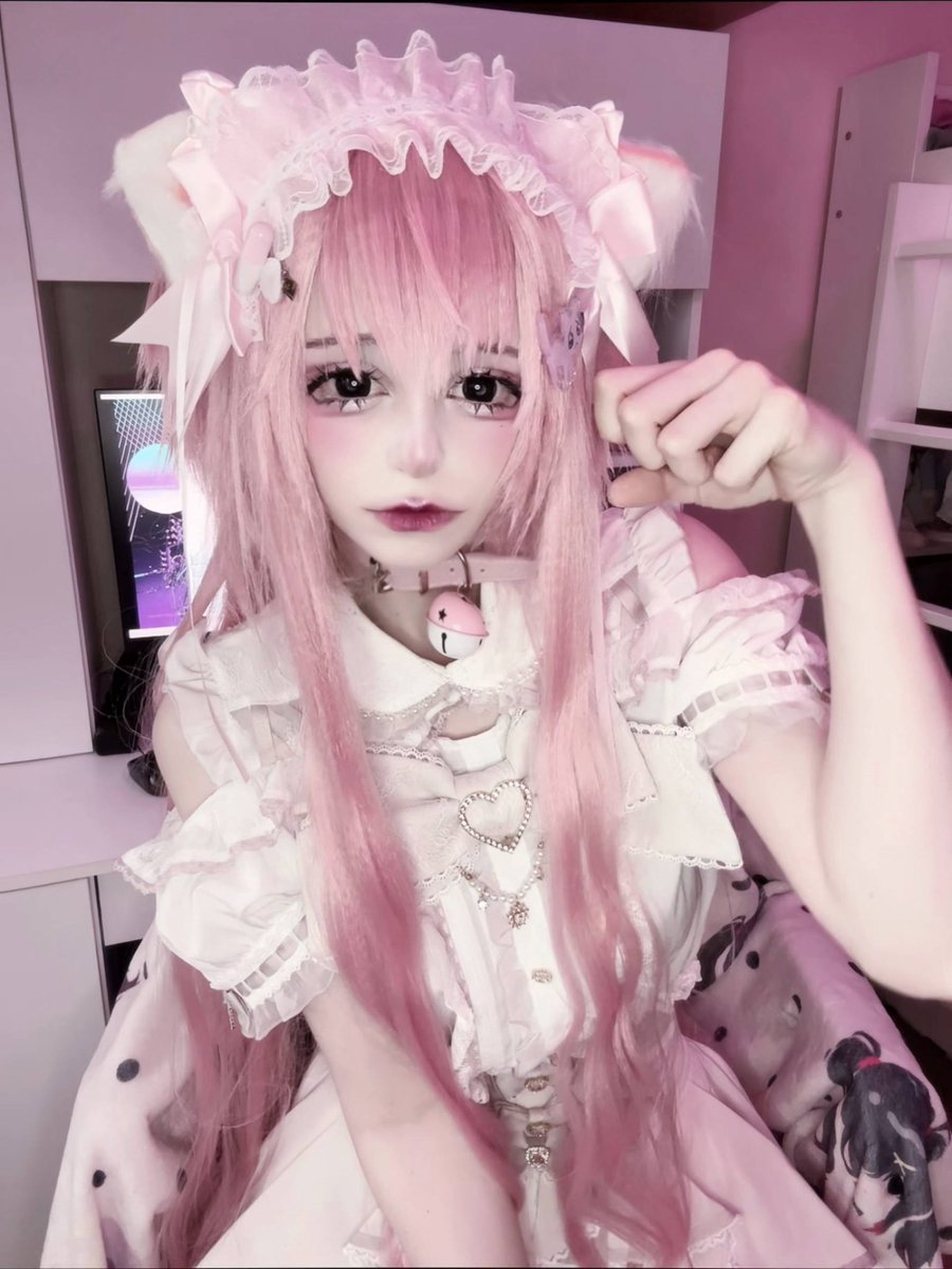 chiyorrin's tweet photo. P-chan with Needy Streamer Overload cosplay!!

#needystreameroverload #地雷系 #cosplay #needystreameroverloadcosplay #ryousan #ryousangata #pchan https://t.co/MbR6EzwSo1
