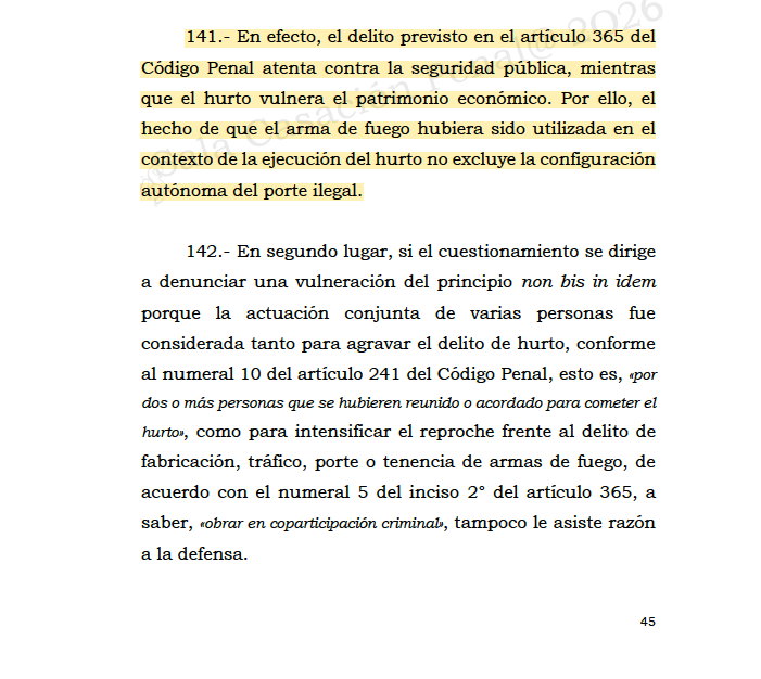 Melovides's tweet photo. El uso de un arma de fuego durante un hurto no elimina el delito de porte ilegal, porque ambos protegen bienes jurídicos distintos, esto es, la seguridad pública y el patrimonio económico. https://t.co/v1EnUktBXk https://t.co/QYaL2pWgko