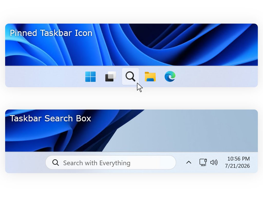 madonomori's tweet photo. Windows 11のタスクバー検索ボックスを最速級検索ツール「Everything」に置き換え可能に／「EverythingToolbar」v3.0.0が公開、1年ぶりのメジャー… https://t.co/x9PaUKooYd https://t.co/q5Jq7Z1X8x