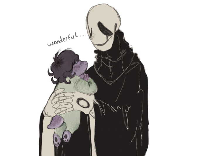 ThereMob's tweet photo. i cried so i drew one too #Deltarune https://t.co/ABVLY9svmP