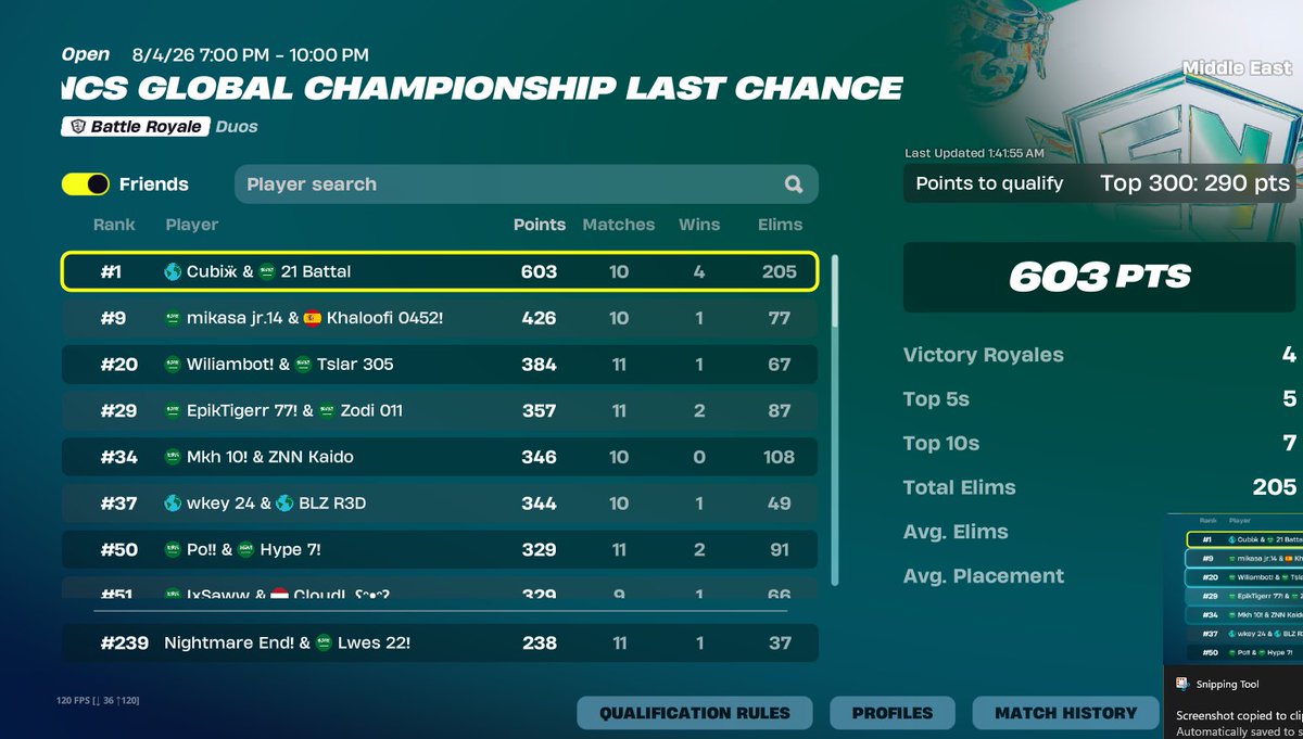 Endfvv's tweet photo. Qualed Lcq Here In Round 3 🤡 https://t.co/DfPVdsPOdU