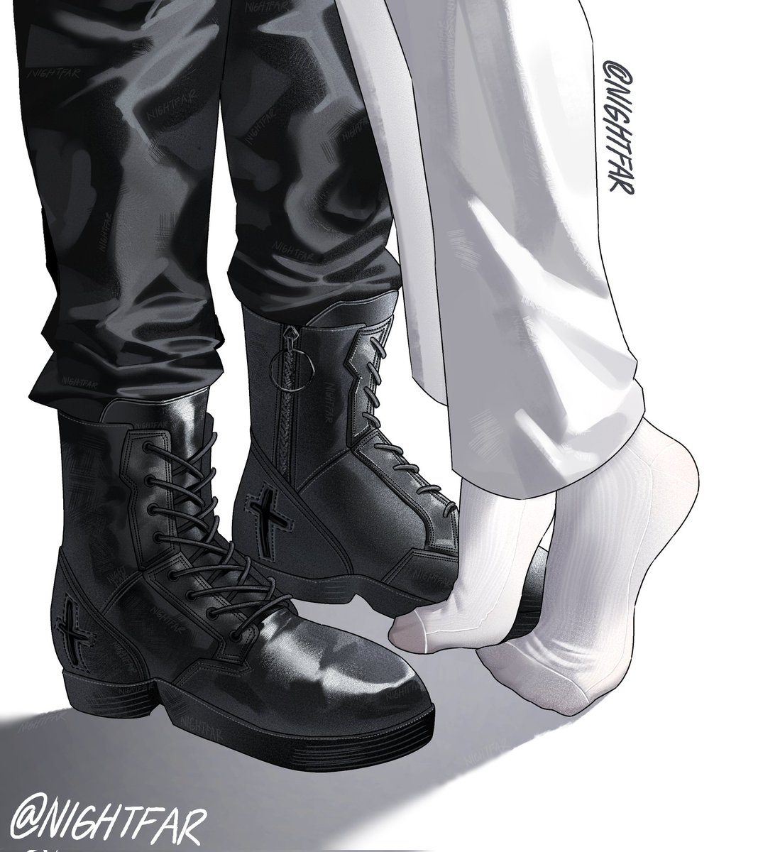 _NIGHTFAR_'s tweet photo. #メロニア #deathnote 
The finished meronia feet shot https://t.co/5AZ9Ozn4Yv