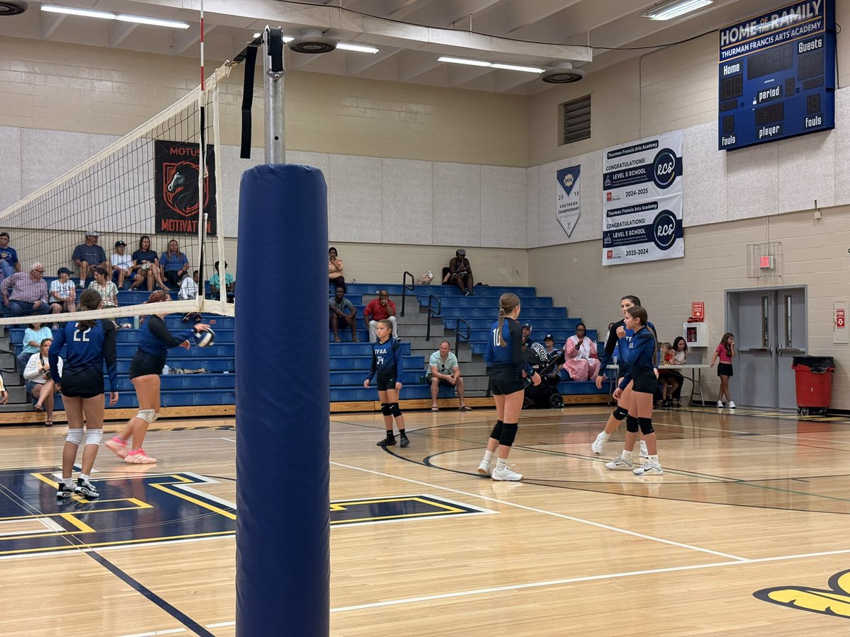 DrMarkJGonyea's tweet photo. Great night for some Rams Volleyball! #proudPrincipal #theHeARTofExcellence 2026-2027 @mrsjgehrke @TFAA_Rams https://t.co/jfocSGENPN