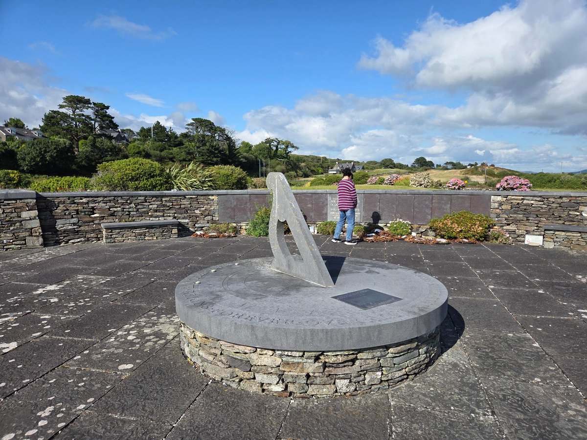 gauravsabnis's tweet photo. Finally visited one of the greatest genuine gestures in the world. Ireland in 1980s, especially Cork had a LOT of problems of their own. AI182 just happened to blow up off their coast. But they built this serene memorial. And even now, have a ceremony there June 23 every year https://t.co/twmc1rYQMr