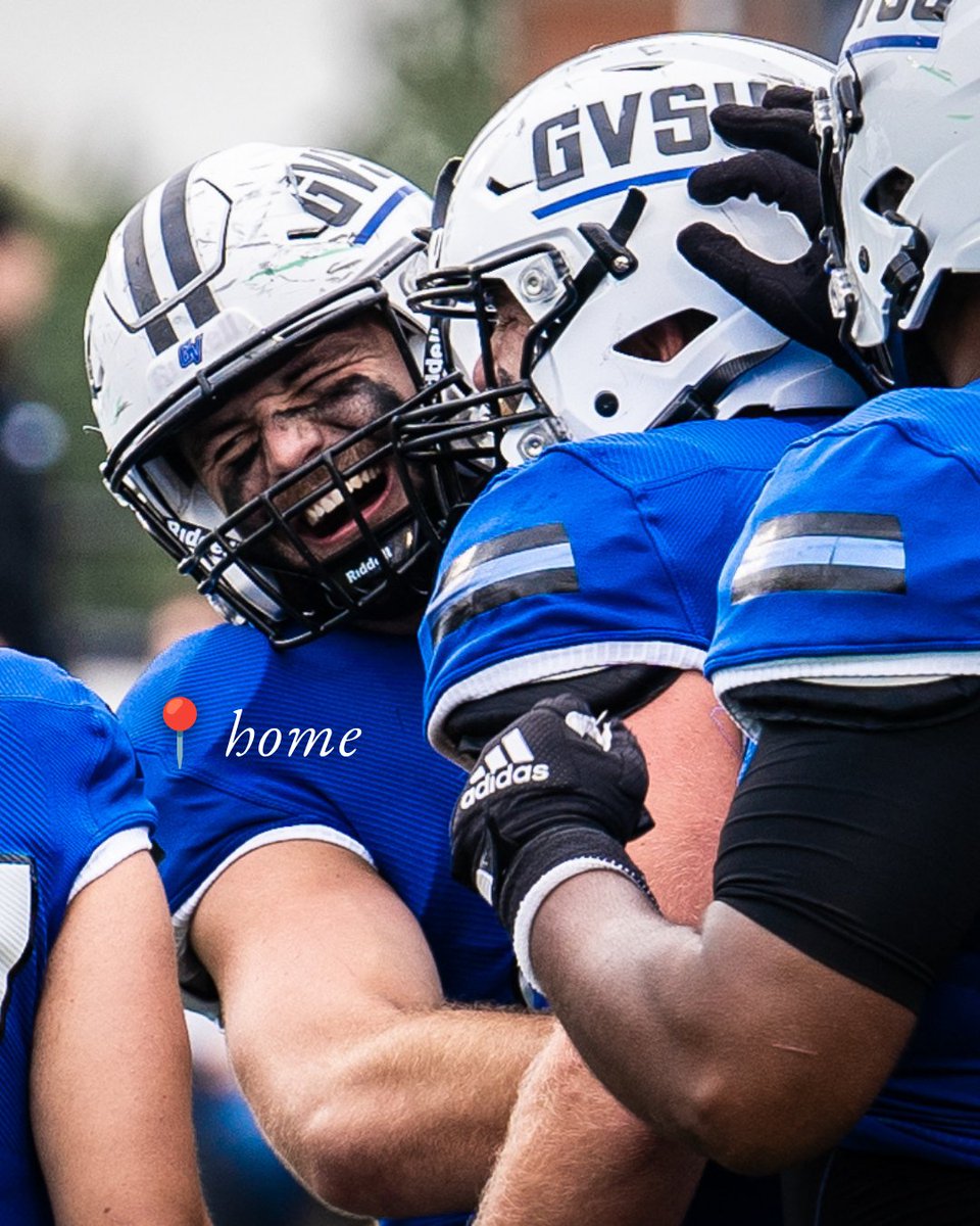 GVSU's tweet photo. Less than a month until we’re back in Lubbers Stadium for the start of Laker football season 💙🏈 https://t.co/1XwUz9MF7y