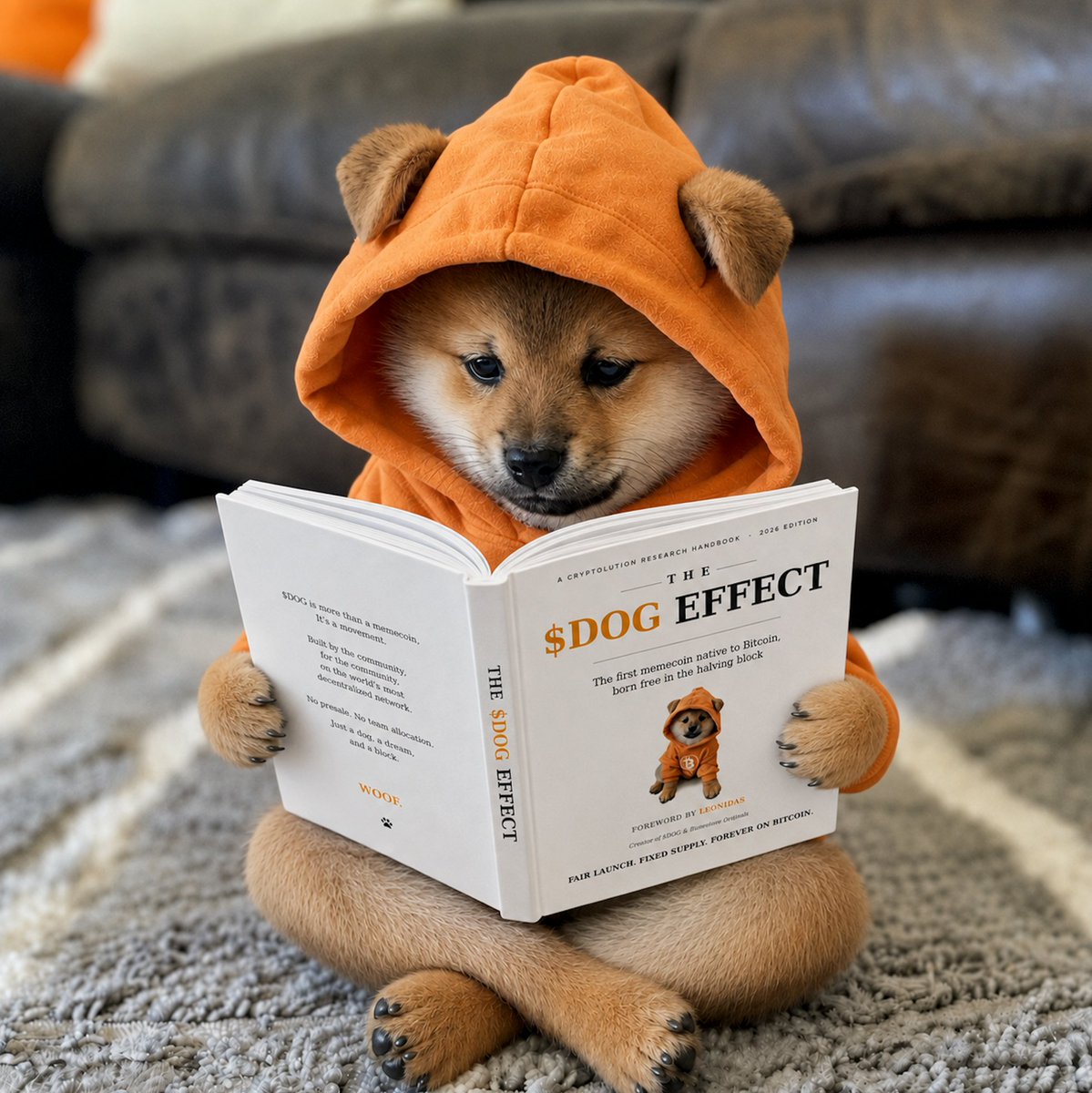 LeonidasNFT's tweet photo. @Cryptolution BREAKING: A new 27 chapter book called The $DOG Effect was just published and is now on sale https://t.co/q0tTiM9Aao