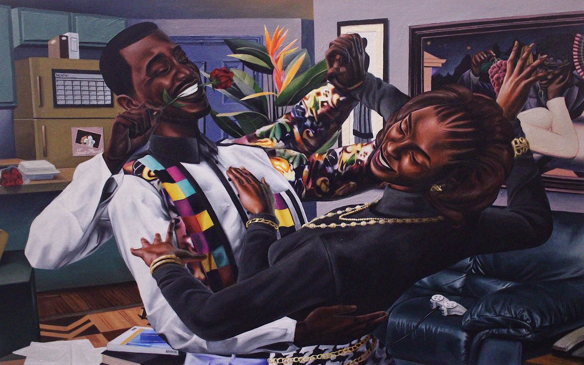hueydynamite's tweet photo. Paintings I’ve made that promote celebration https://t.co/ADo2cg6cX2
