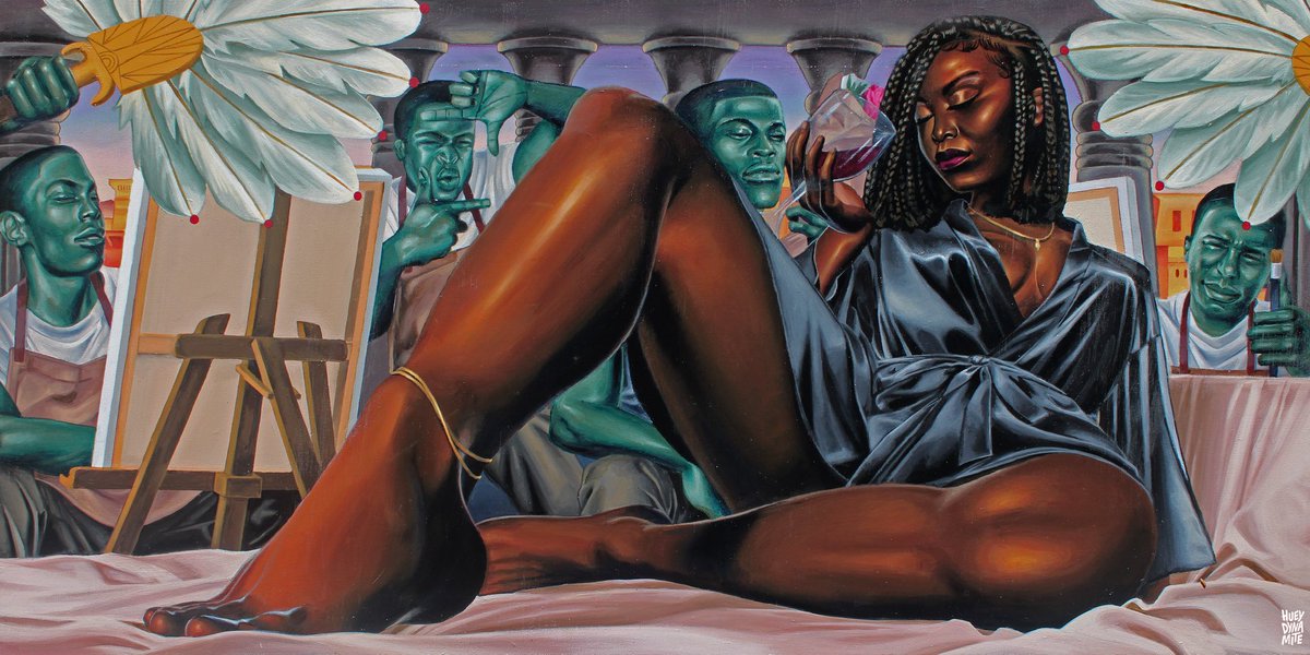 hueydynamite's tweet photo. Paintings I’ve made that promote celebration https://t.co/ADo2cg6cX2