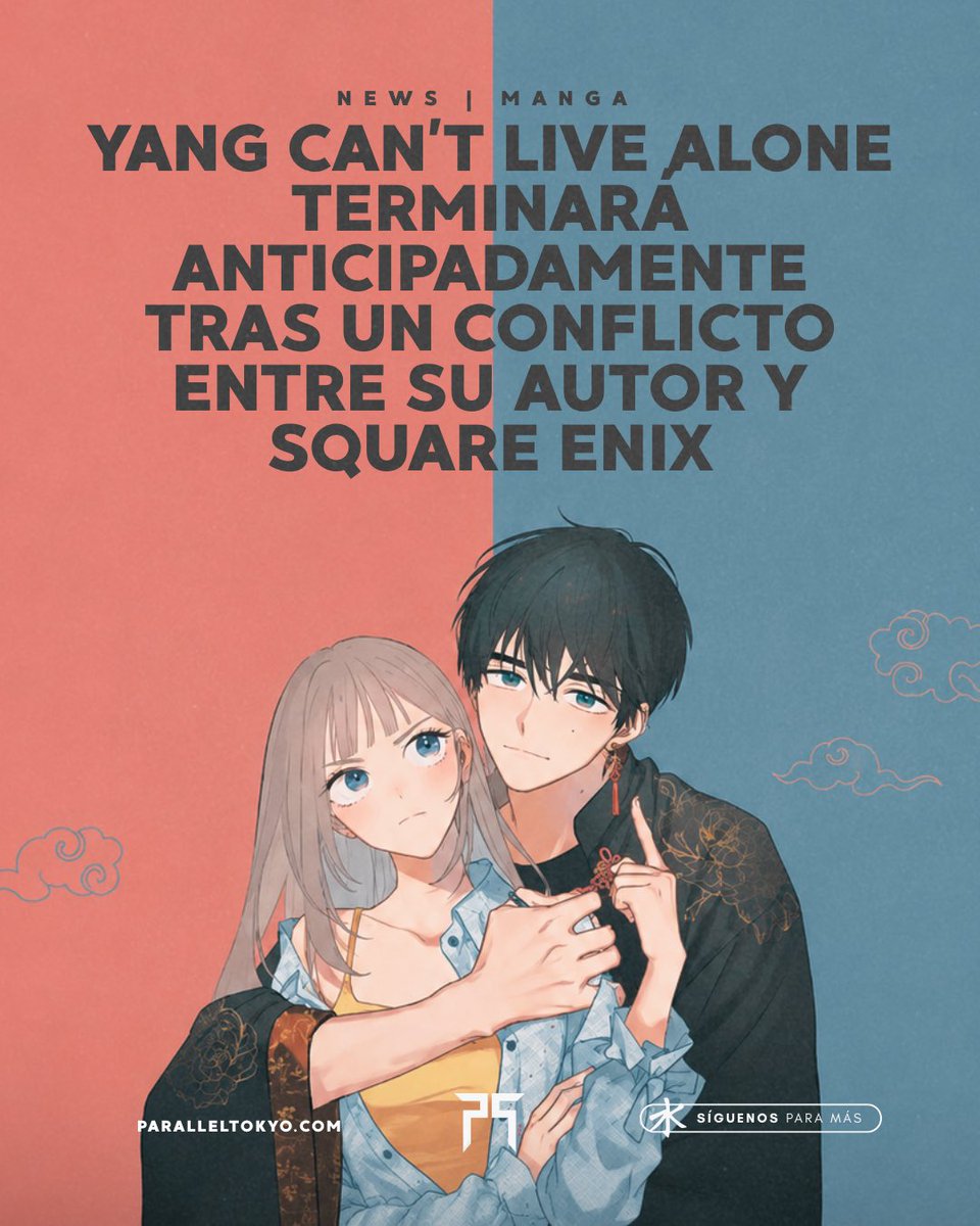 paralleltoky0's tweet photo. 📚 Yang Can’t Live Alone (Yang-senpai wa Hitori de Ikiteikenai) finalizará el 13 de agosto.

Su autor, sooncha, afirmó que perdió la confianza en Square Enix y busca recuperar los derechos de la obra para continuarla en otra plataforma.

#Manga #SquareEnix https://t.co/hj5dvzeNug
