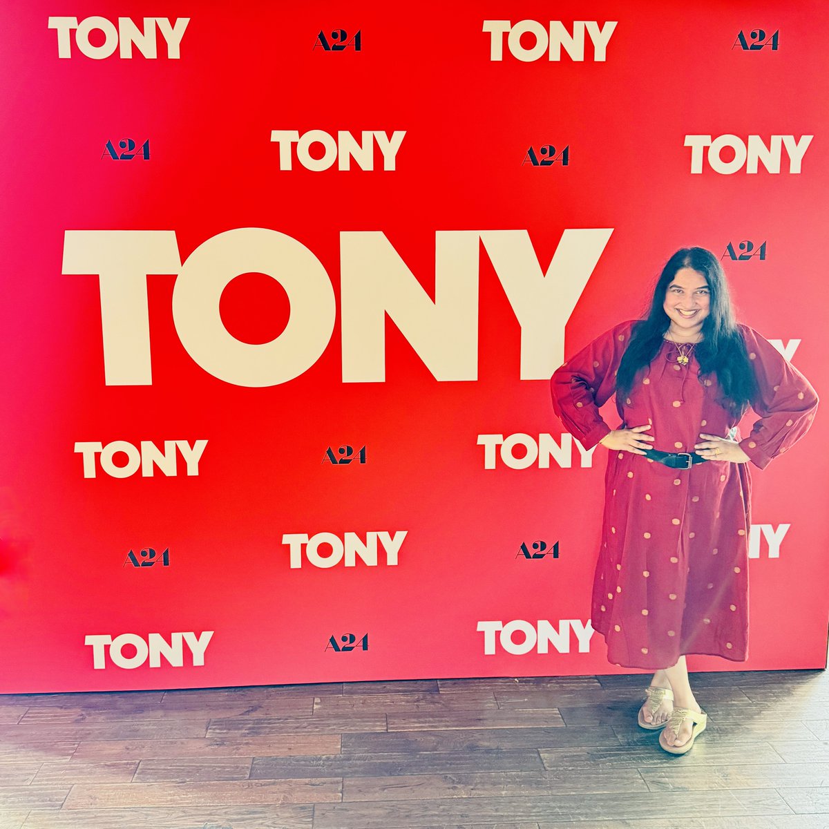 AshantiOmkar's tweet photo. 🪬🔱🧿 A pleasure to attend the @A24 special screening for #TONY which hits UK cinemas on August 14th 2026 and is a delicious slice of life origin story of the eminent late chef and writer #AnthonyBourdain. Some glimpses from the evening. 🎬 #broadcaster #filmcritic #tastemaker https://t.co/WAmSSl9Rea