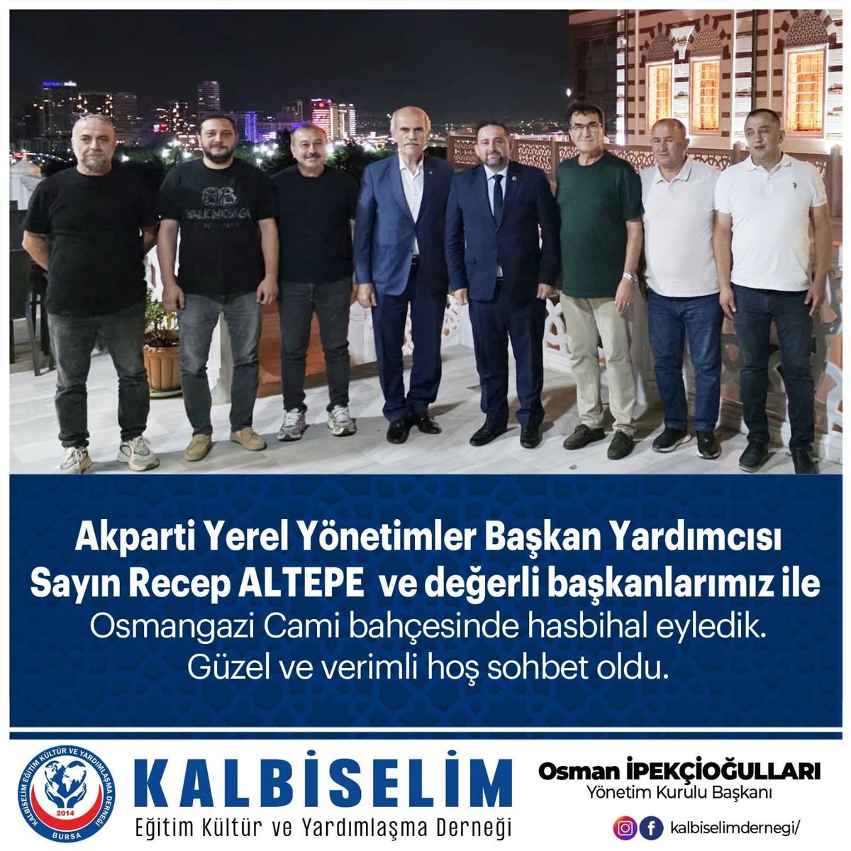 Kalbiselim16's tweet photo. KIYMETLİ VE DEĞERLİ BAŞKANLARIMIZ İLE HASBIHAL EYLEDİK
@recep_altepe Altepe 
@dndrmstf
@Atas_Yilmaz
@hakankpruluoglu https://t.co/uKrEWL2sAR