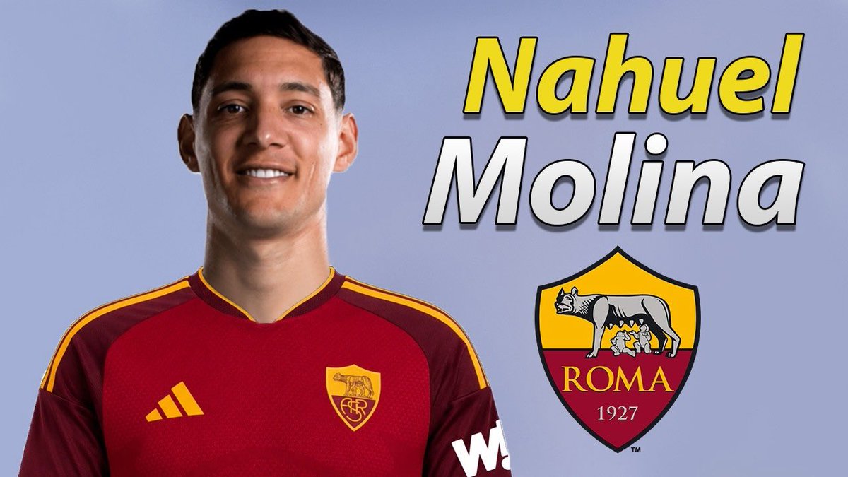 Aaronvalden77's tweet photo. ☎️ Nahuel Molina ya le ha dado el SÍ a la Roma.

#Transfers #Mercato https://t.co/7dIF3A4ALa