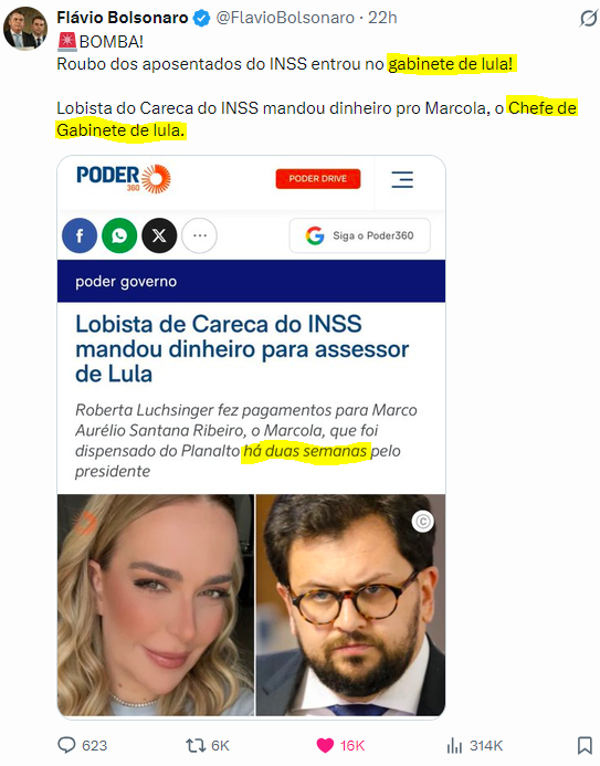 edugarciaa's tweet photo. @Metropoles @igorgadelham IMPEACHMENT DO LULA...
Ainda dá tempo! https://t.co/J9QYan3yhl