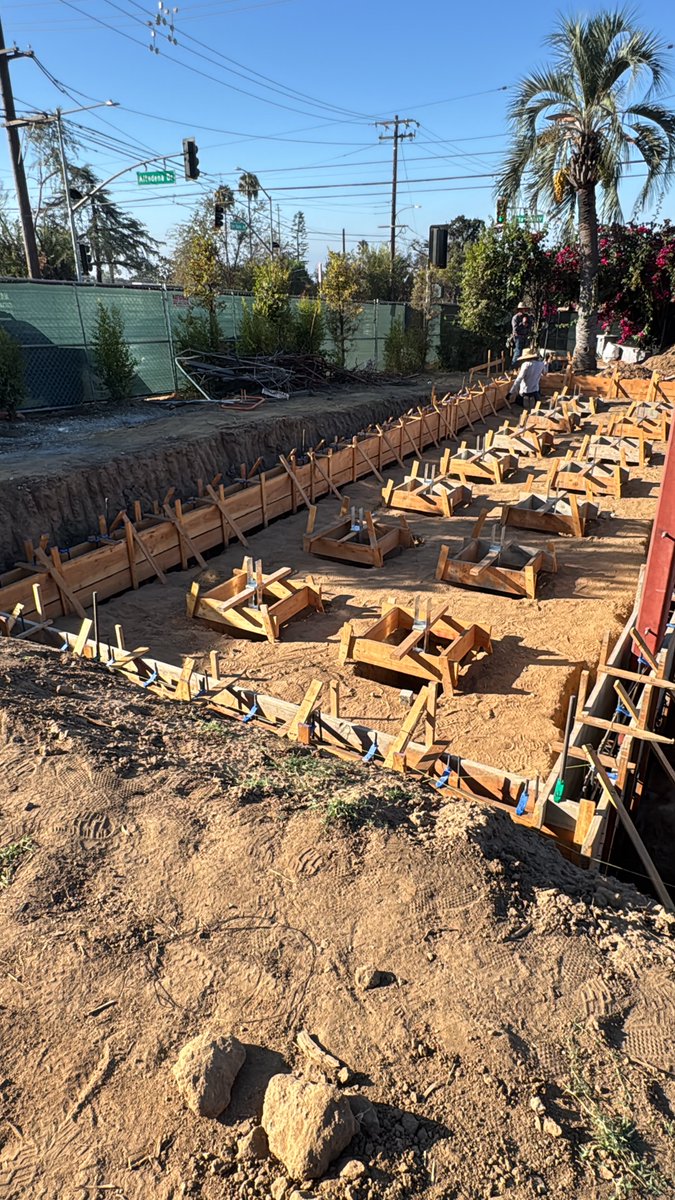 auroracinc's tweet photo. Our first Altadena rebuild is moving forward.
Foundation formwork, reinforcing steel, and embeds are in place. Next step: inspection, then concrete pour.
Proud to play a small part in rebuilding this community—one foundation at a time.
#AltadenaRebuild #Concrete #CustomHomes https://t.co/musJyNqmmY