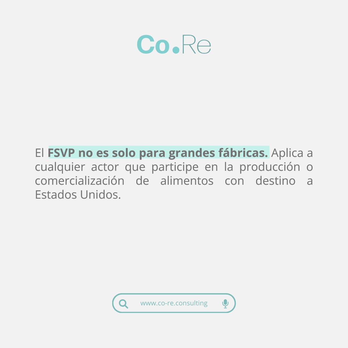 COREconsulting's tweet photo. El FSVP involucra a toda la cadena: productores, procesadores, maquiladores, empacadores y traders. Todos aportan información clave para que el importador cumpla.

🌐 https://t.co/e10GCj9zdY

CORE te ayuda a definir tu rol y responsabilidad real.
#FDA #FSVP https://t.co/3mzILVg1lq