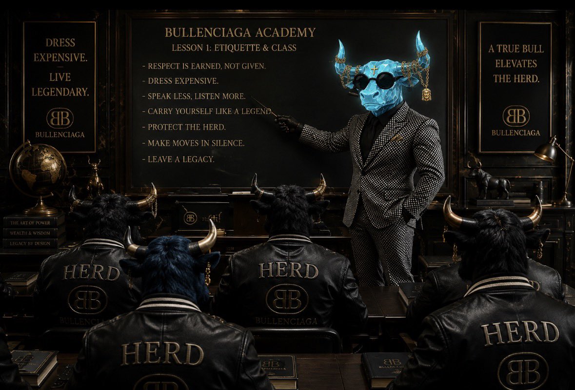 SuitMetaX's tweet photo. welcome to class. 

take a seat, we have plenty of room for you. 

welcome to the new generation of the herd. https://t.co/ovk58DPSTe