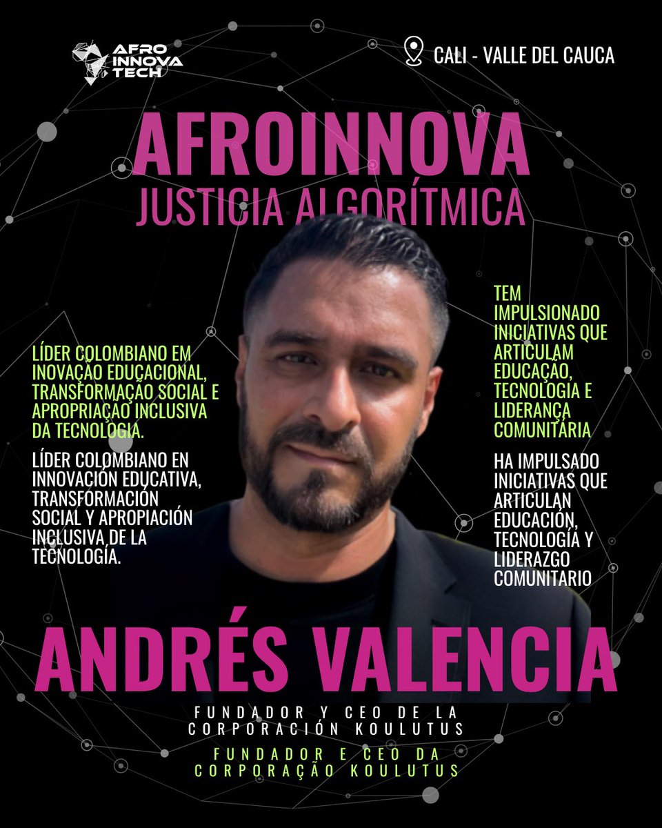 afroinnova's tweet photo. #AfroInnova | Justicia Algorítmica

Liderazgos que, desde los territorios, están impulsando conversaciones sobre IA, datos, innovación y equidad racial.
Conócela aquí 

https://t.co/50y6GknMmR
#JusticiaAlgorítmica #IA #FuturosVisibles

@ManosVisibles https://t.co/pIxbk2uQjb