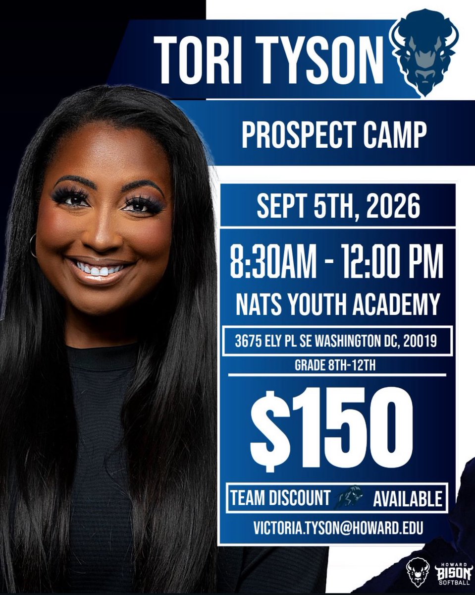 LairBeautae's tweet photo. Who's joining us september 5th?👀 If you're looking to compete and get in front of our coaching staff, this is your chance. Register today and we'll see you at the camp! Camp details are on the flyer below.🦬🥎  #StillNo2027Commits! 

https://t.co/2UUOoCfLRR https://t.co/tP2oNjCb8E