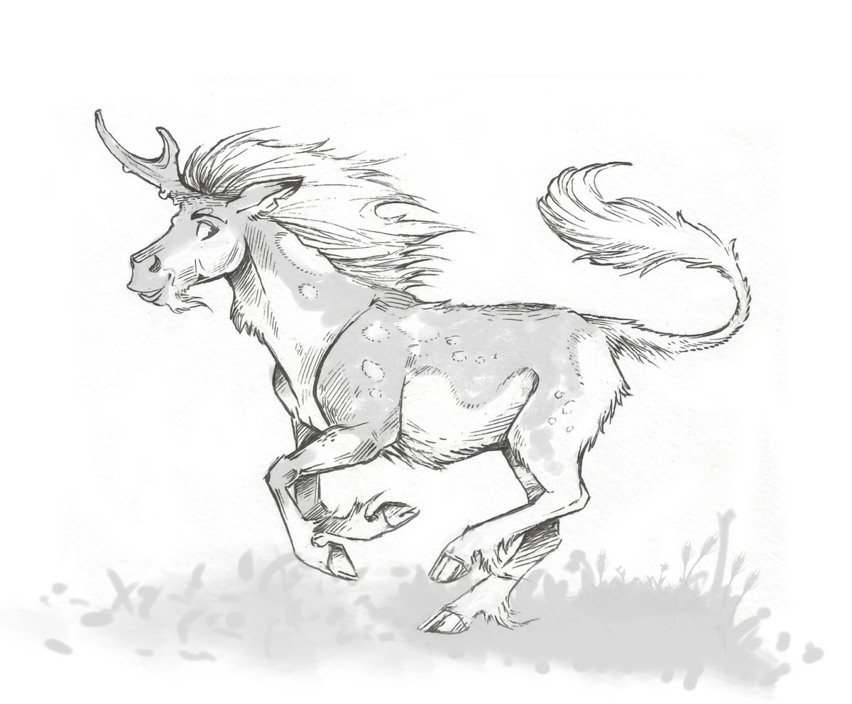 Taski_Guru's tweet photo. Line art of fantasy equine characters
#lineart #horseoc #unicornart #line_art #horse #kirinoc #unicornoc https://t.co/8pMqvcsNfW