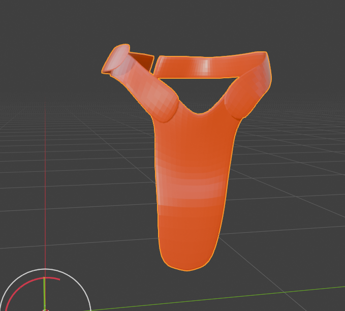 ikaikapo's tweet photo. 朝活blender。内反矯正Tストラップがだいぶと様になってきた。ネオプレンのギザギザは今回頂点をいじってます。#bldender #b3d https://t.co/qckE5p1T6g