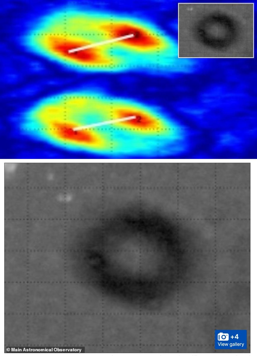 Kabamur's tweet photo. We're getting closer. 

Daily Mail: Ukrainian scientists observe more than 20 UFOs on the moon 

"Some of the disc-shaped objects were estimated to measure between 15 and 25 miles across."

"The objects displayed unusual changes in brightness and rotation."

""We believe that the moon serves as a base for UFOs" the team shared in the study."

The closer we are to the Shift, the more Galactic Federation will allow us to see.