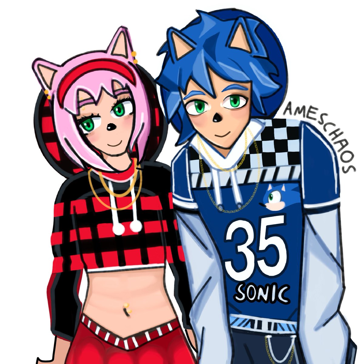 ameschaos's tweet photo. SonAmy Week Day 3: Anime!! 🩷💙 https://t.co/ALrqnmf52C