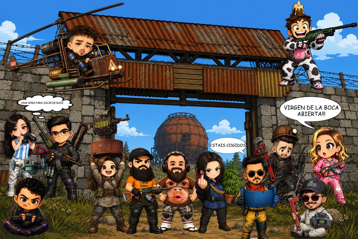 xGuiRy's tweet photo. Se viene wipesito con el team y algunos invitados, reconoceis a alguien? https://t.co/UjQcFCOmL5