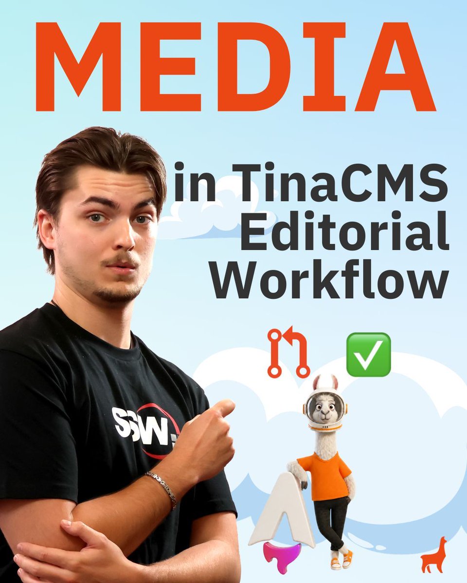 tinacms's tweet photo. Media changes should not bypass your review process.
 
Eli Kent demonstrates how TinaCMS previously committed uploaded media directly to the main branch, even when Editorial Workflow was enabled.
 
See the improved workflow, where images are uploaded to a dedicated branch, added to a pull request, and reviewed before they reach main.
 
Protect your main branch and manage media updates with the same confidence as content changes. 🔒
 
Watch it here ⬇️
https://t.co/XINdj8ujKy

#tinacms #git #github #opensource #webdevelopment #devtools #contentmanagement