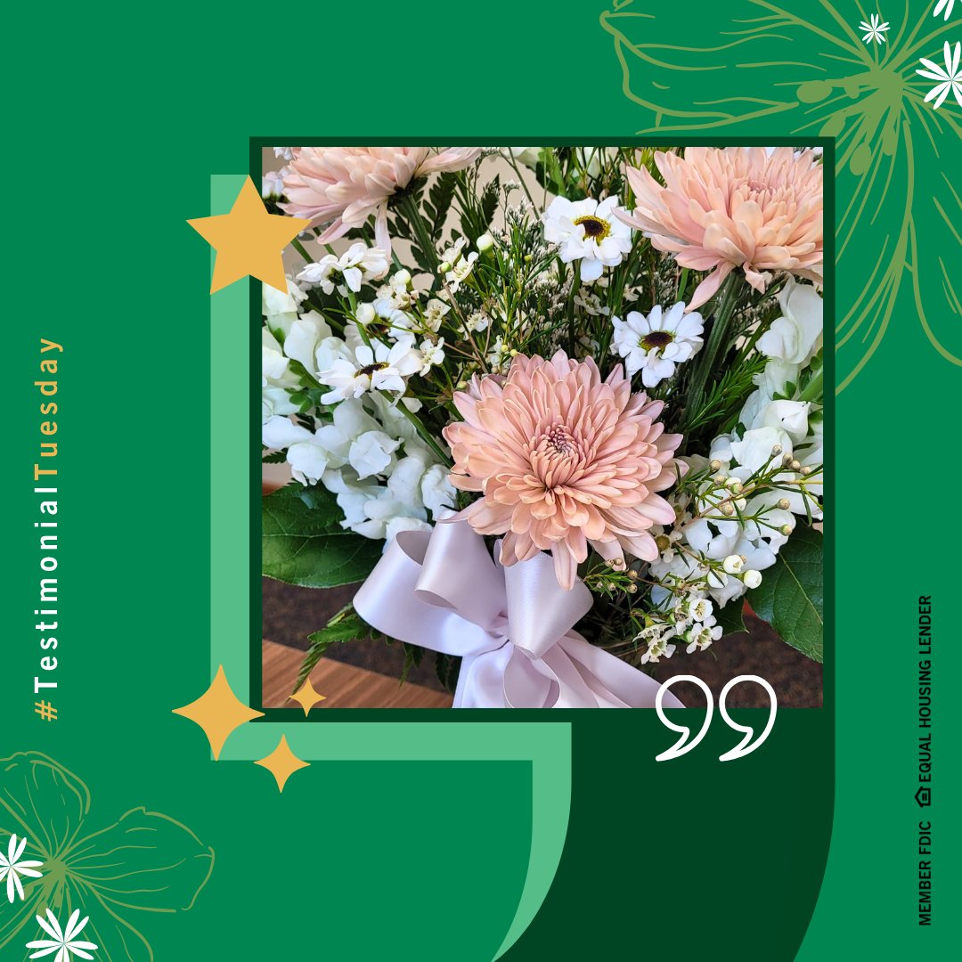 KatahdinTrust's tweet photo. Jennifer Cadigan, Branch Manager of our Caribou and Van Buren locations, recently received a beautiful bouquet from a grateful customer who wanted to thank her for helping secure grant funding for their first home loan.
Thank you, Jennifer, for all you do! https://t.co/yKws8apK4q