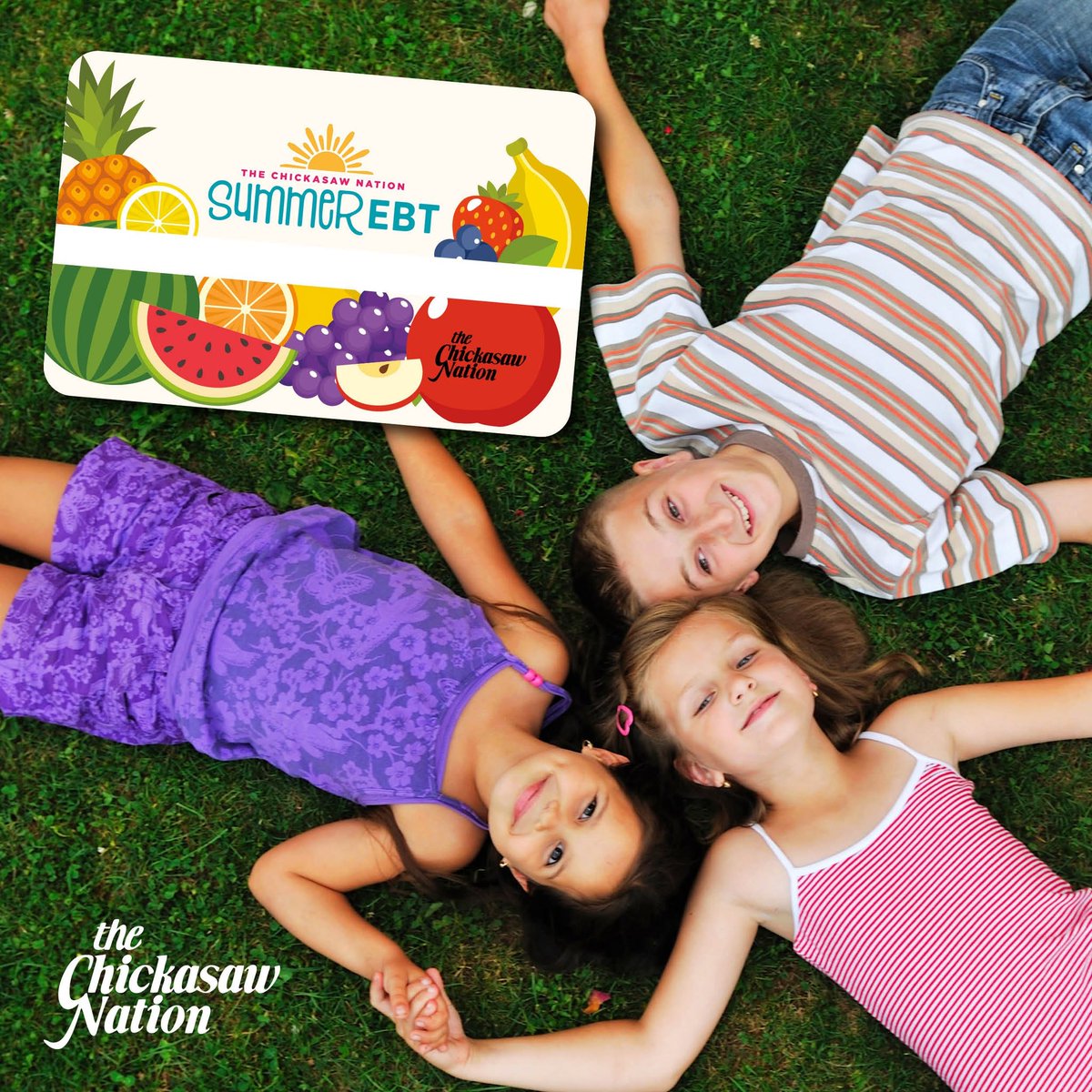 ChickasawNation's tweet photo. It's August, so don't wait to use your Summer EBT funds before they expire. To get more information, visit https://t.co/yXZYQnpntA. https://t.co/0SArr06tYt