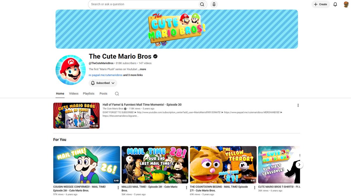 thebuttonmashyt's tweet photo. is cute mario bros coming back?
they changed the banner. https://t.co/YDZFC9JQse