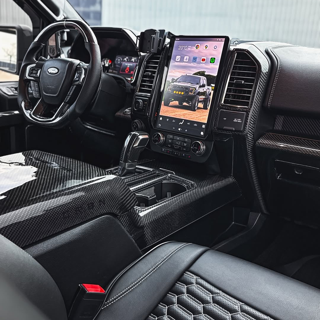 KustomInterior's tweet photo. Built Ford Tough. Finished with premium comfort. 🛻🔥 @caribou_f150
#Kustom_Interior #FordRaptor #F150 #BuiltFordTough #TruckLife https://t.co/6v5Kv2vgUL
