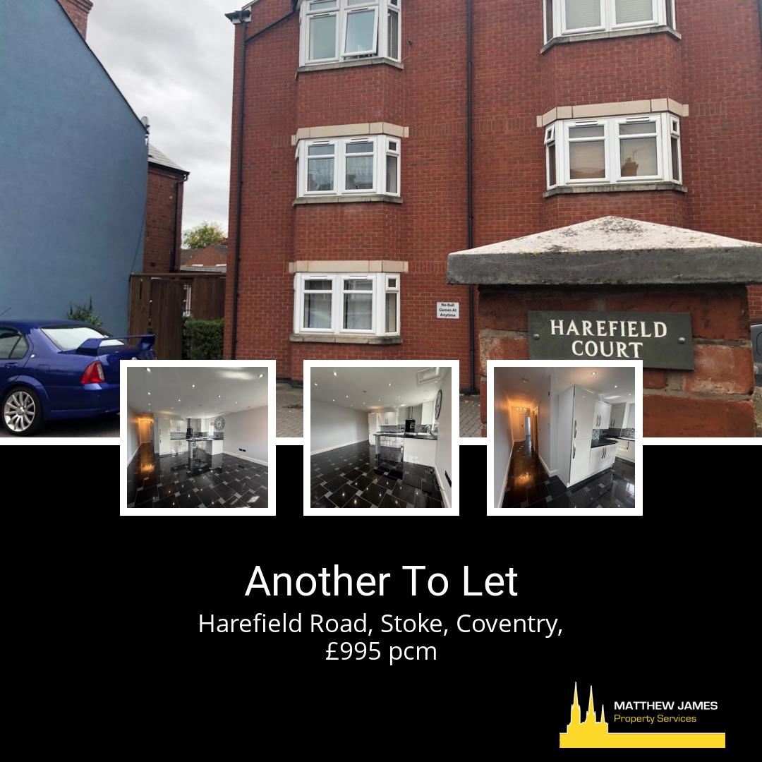 matthewjamesps's tweet photo. ⭐️ New Property To Let 
📍 Harefield Road, Stoke, Coventry
🏠 3 Bedroom, Flat. Guide price £995 pcm  
For more information please visit our website or contact us via:
 📞 | 02477 170170
 🌎 | https://t.co/RRG7zoJnpd
🏡 #NewListing... https://t.co/uo9SHeBYnv
