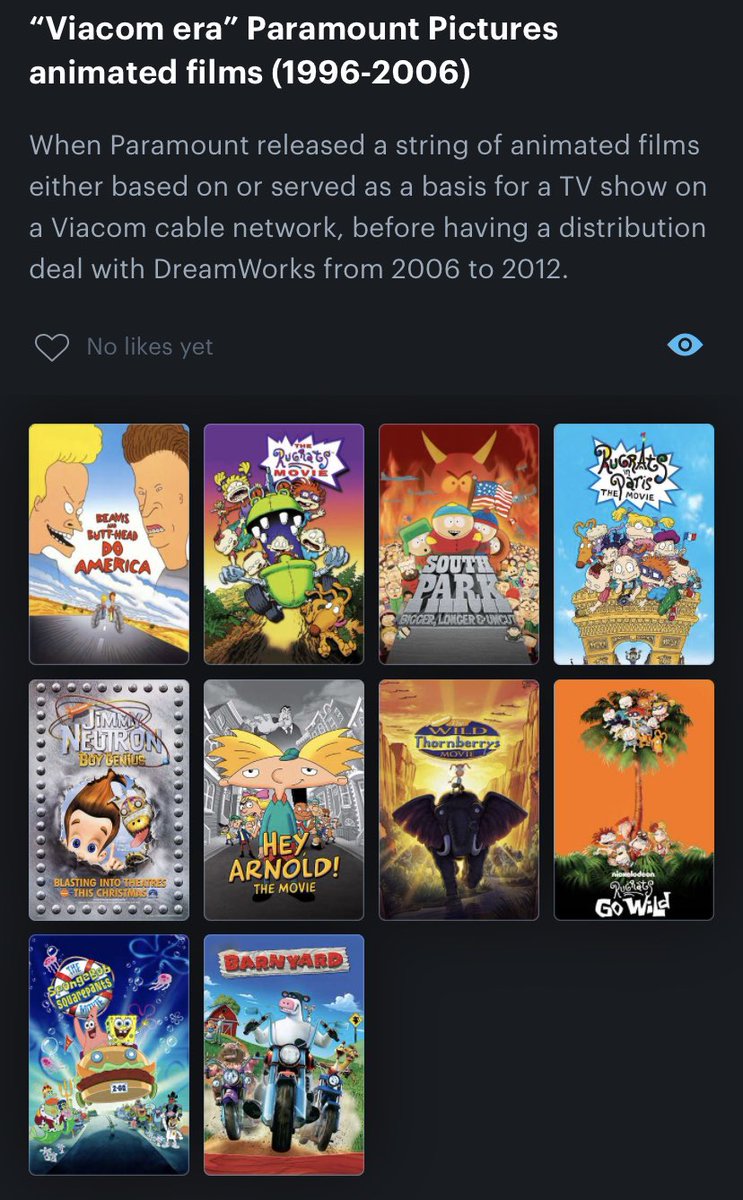 APPictures9's tweet photo. That odd period of Paramount Pictures after being bought by Viacom, where they suddenly started releasing animated films in cinemas on a regular basis, with some kind of tie to their once-popular TV networks https://t.co/fiH25ltFNF