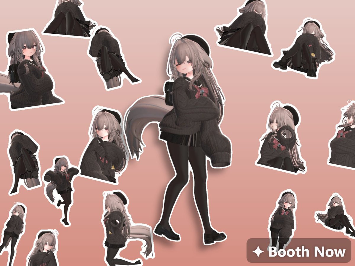 BOOTH_NOW's tweet photo. 📸VRChat不要！Unityだけでかわいい写真が撮れます🌟
ぜひ一度使ってみてください🥹✨
「私ってこんなに可愛かったの？」ってなるかも…👀

🎁フォロー＆RPで5名＋サイト内イベントで15名、計20名様にお好きなBOOTH衣装をプレゼント！

🔗 https://t.co/0JPEmLYRli
詳しい機能はツリーへ👇 https://t.co/4l22mKyjfg